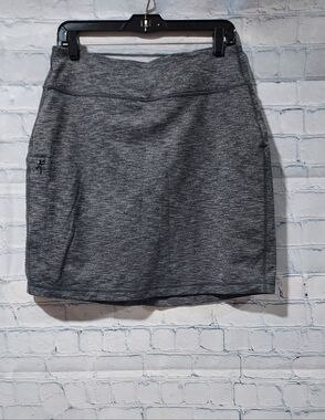 Duluth Trading Co Skort Medium Gray Supplex Nylon Activewear Golf Fishing Garden